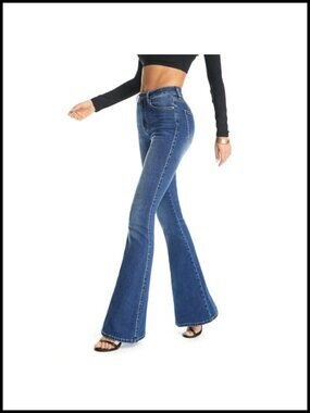 Totally Shaping Curvy Stretchy Bootcut Flare Denim Jeans